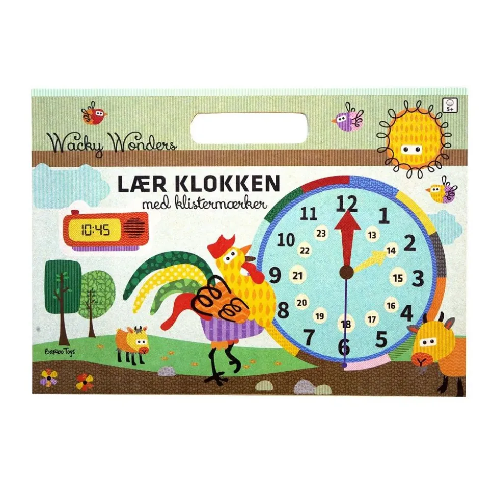 Aktivitetshaefte - Lær Klokken Med Bondegardsdyr
