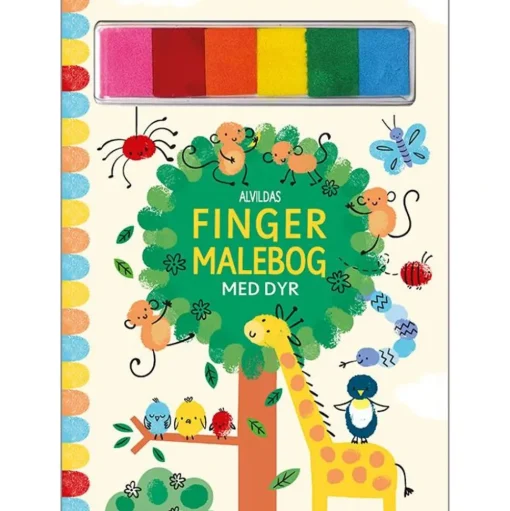 Alvildas Fingermalebog Med Dyr