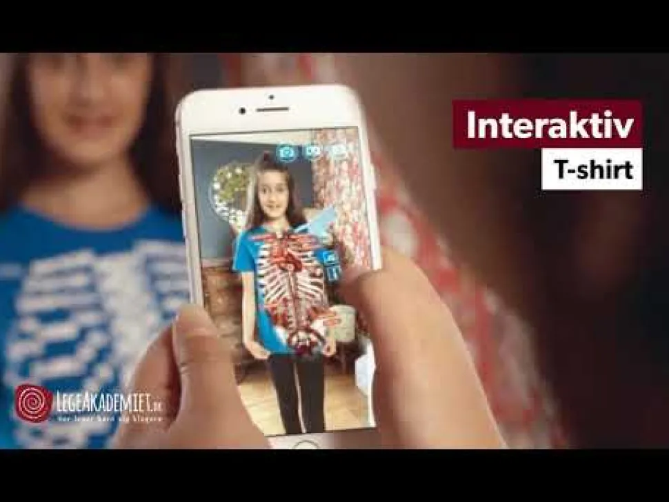 Anatomi T-Shirt, Interaktiv - Barn