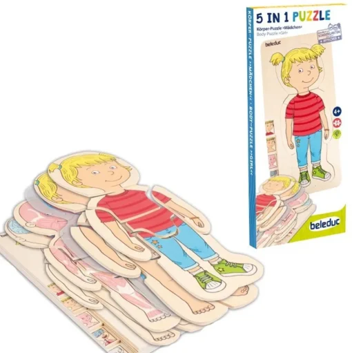 Anatomisk Puslespil - Lille Pige