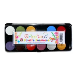 Ansigtsfarve - Palette M. 12 Farver