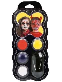 Ansigtsfarve - Palette M.4 Farver - Halloween