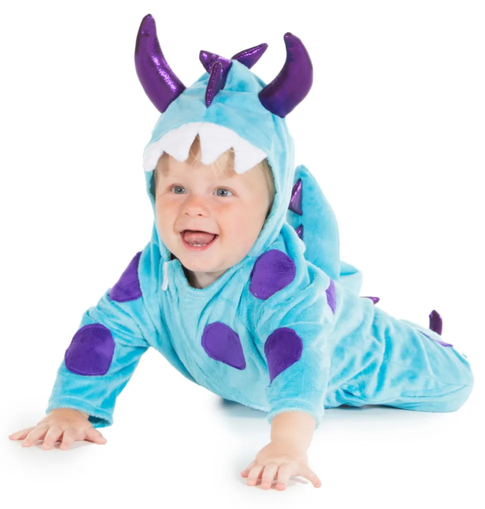 Babyheldragt - Blat Monster, Flere Str.