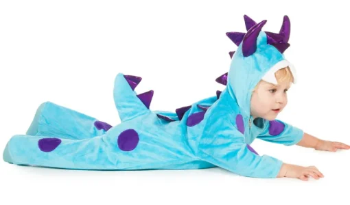 Babyheldragt - Blat Monster, Flere Str.