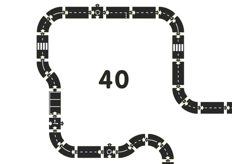 Bilbane - Vejens Konge, 40 Dele
