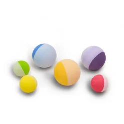 Bobles Boldsaet Rainbow, 6 Stk