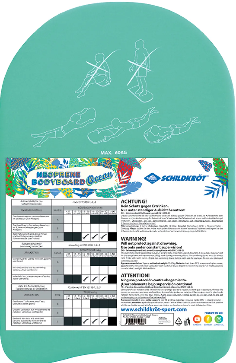 Bodyboard - Small (Ocean)