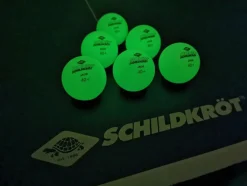 Bordtennisbolde Poly 40+, Glow 6 Stk. - O4 Cm