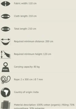 Børnehaengekoje I Okologisk Bomuld - Dolphy