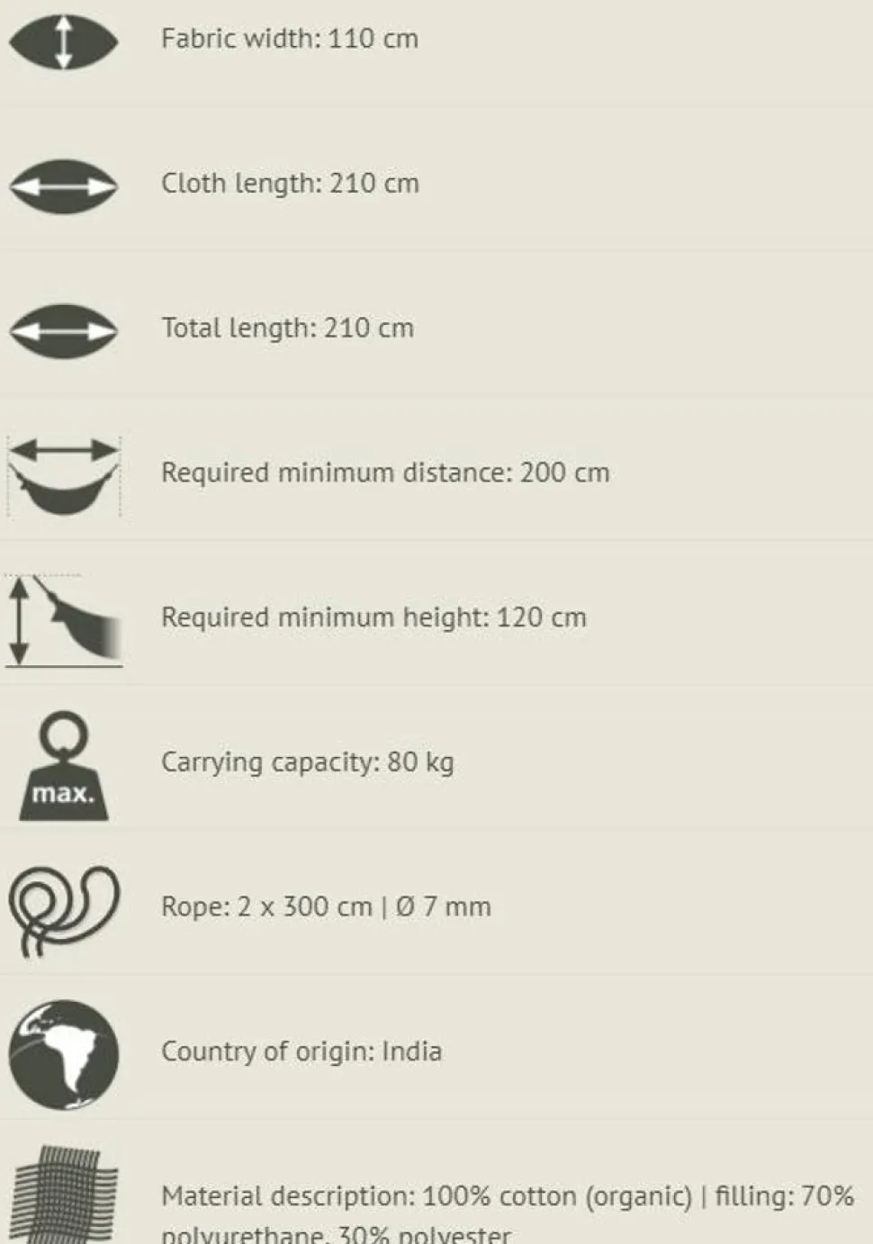 Børnehaengekoje I Okologisk Bomuld - Dolphy