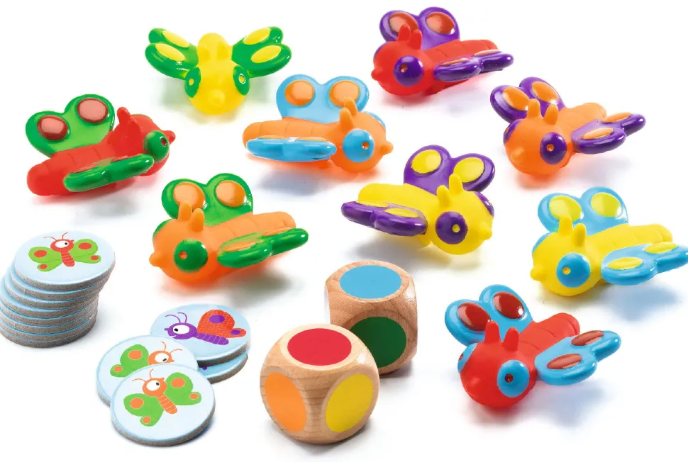 Børnespil - Farve Sommerfuglen