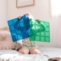 Connetix | Baseplates, Blue & Green, 2 Stk