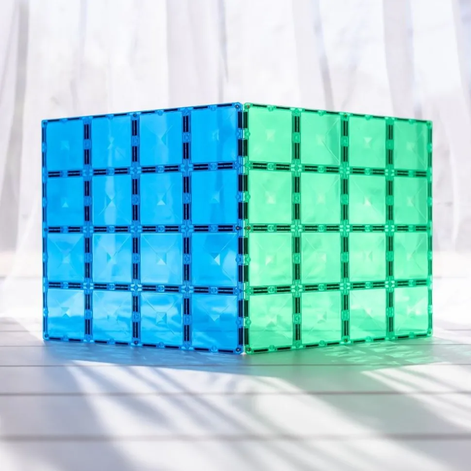 Connetix | Baseplates, Blue & Green, 2 Stk