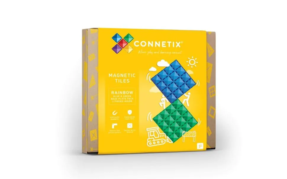 Connetix | Baseplates, Blue & Green, 2 Stk