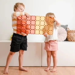 Connetix | Baseplates, Lemon & Peach, 2 Stk