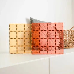 Connetix | Baseplates, Lemon & Peach, 2 Stk