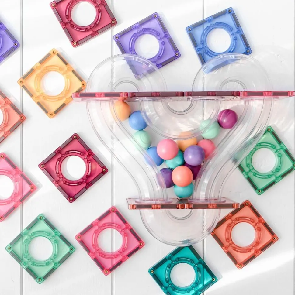 Connetix | Pastel Kugler Til Kuglebane, 16 Stk