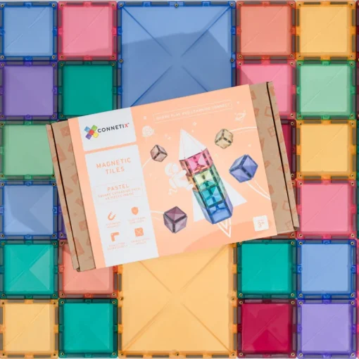 Connetix | Pastel Square, 40 Stk