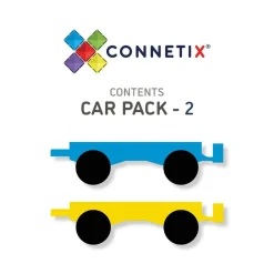 Connetix | Rainbow Biler, 2 Stk