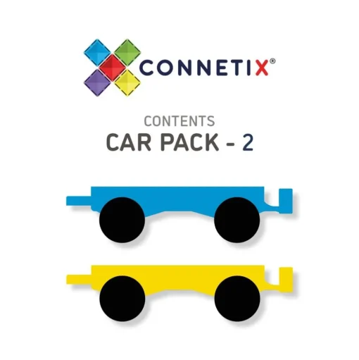 Connetix | Rainbow Biler, 2 Stk