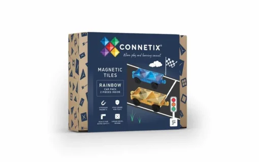 Connetix | Rainbow Biler, 2 Stk