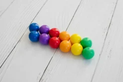 Connetix | Rainbow Kugler Til Kuglebane, 12 Stk