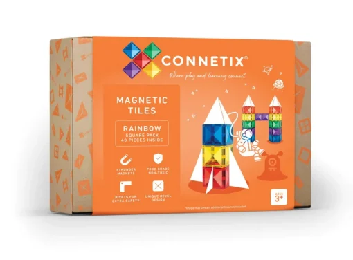 Connetix | Rainbow Square, 40 Stk