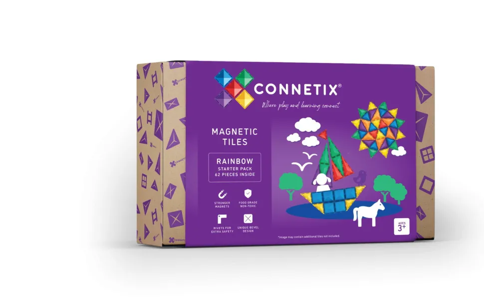 Connetix | Rainbow Starter, 62 Stk