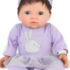 Dukke 1.255 Gram - Brunette Pige, 45 Cm.