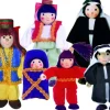 Dukker 12,5 Cm - D: 6 Familiemedlemmer