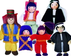 Dukker 12,5 Cm - D: 6 Familiemedlemmer