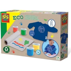 Eco - Fingermalingssaet Inkl. Malerkittel