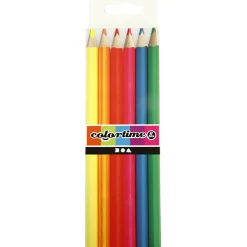 Farveblyanter - Neon, 6 Stk