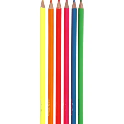 Farveblyanter - Neon, 6 Stk