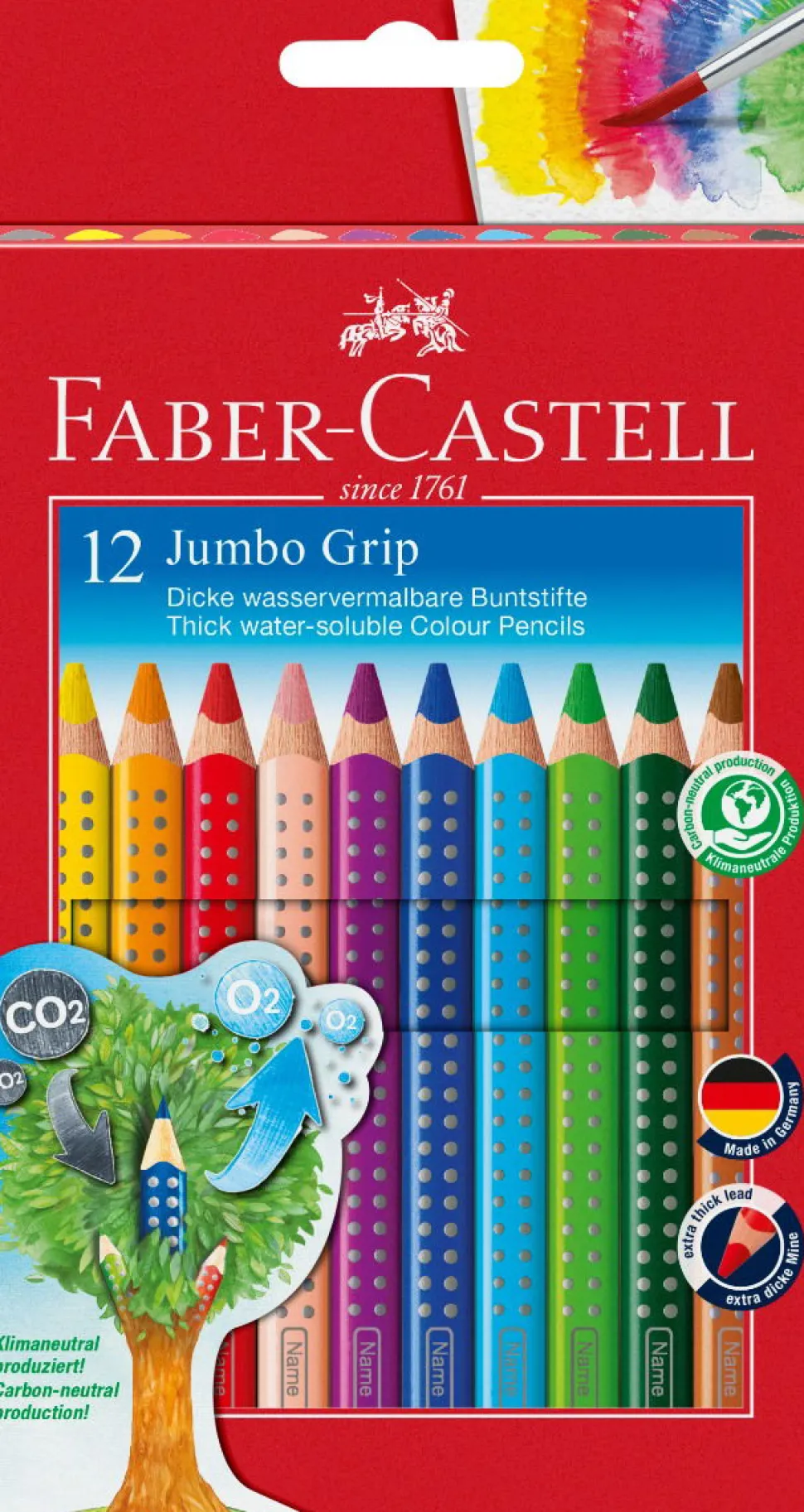Farveblyanter Jumbo Grip 12 Stk