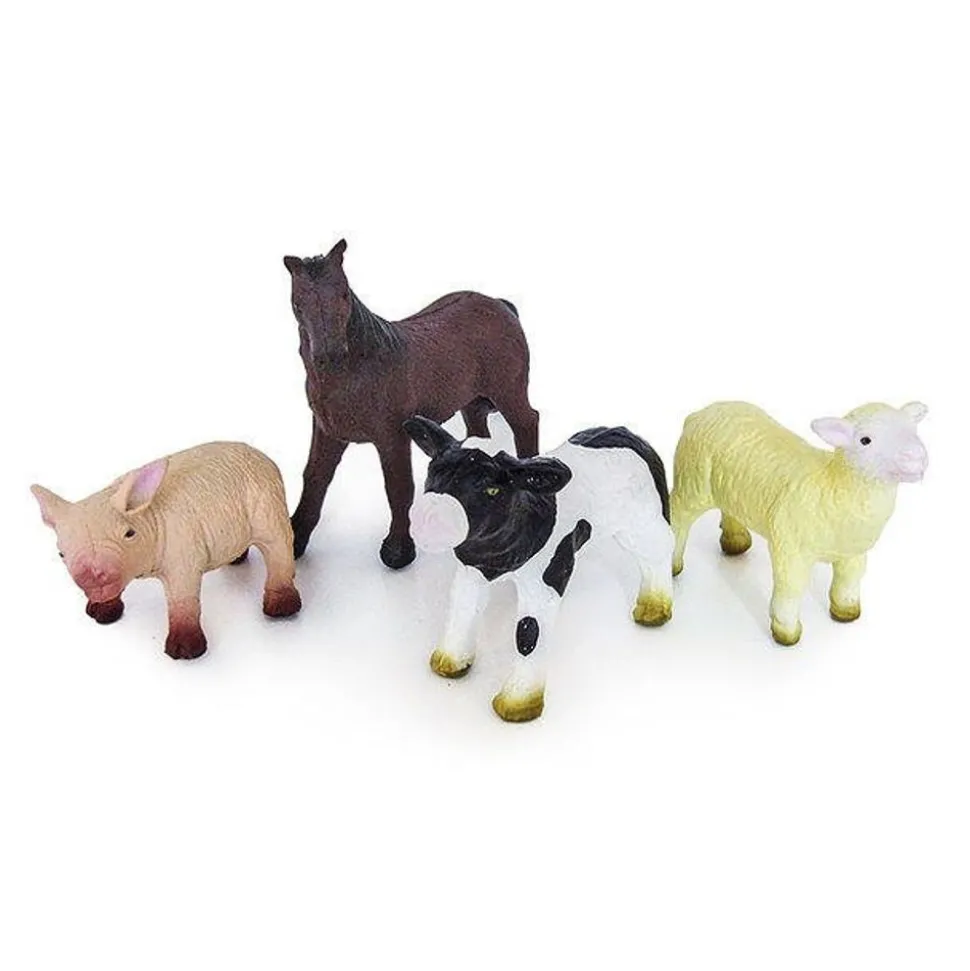 Figurer I Naturgummi - Bondegardsdyr