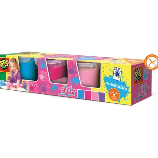 Fingermaling 4 Farver - Trendy
