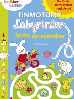 Finmotorik Labyrinter - Kanin