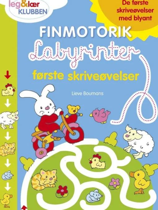 Finmotorik Labyrinter - Kanin