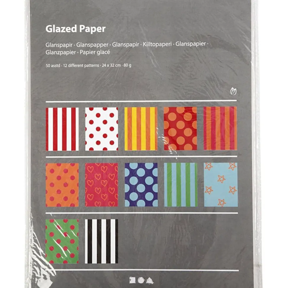 Glanspapir - Monstret, 50 Ark