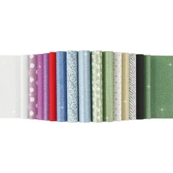 Glitterpapir A4, 30 Ark