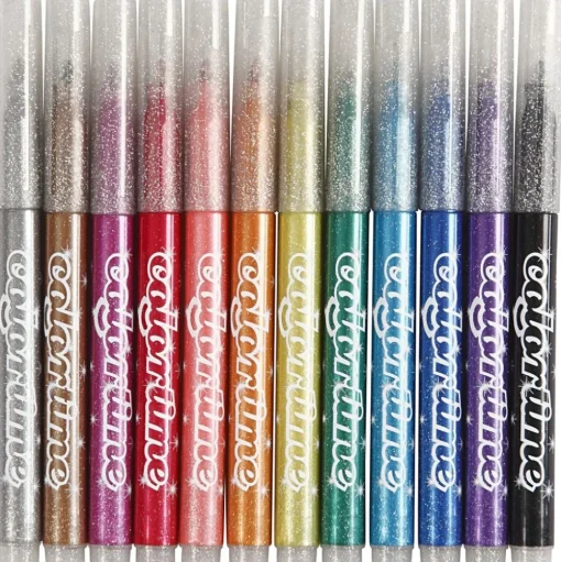Glittertusser, 12 Stk