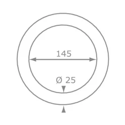 Gymnastikringe I Trae - Pp-Reb - O14,5 Cm