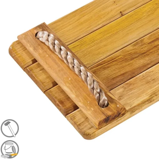 Gynge - Klassisk Trae, 39 X 13 Cm.