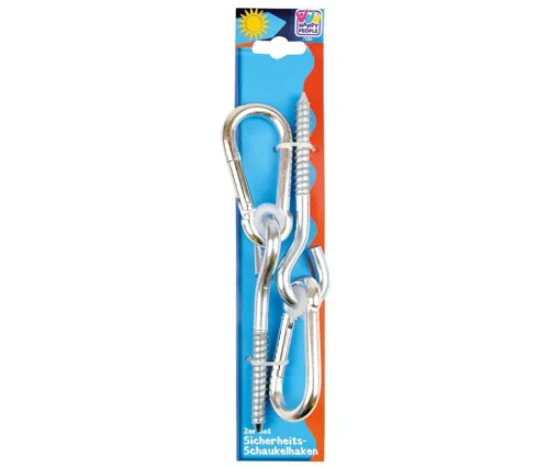 GyngeTilbehør - Krog Med Karabin, 2 Stk