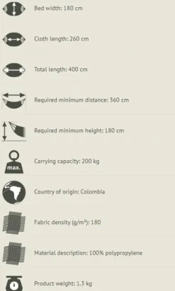 Haengekoje Kingsize Outdoor - Toucan