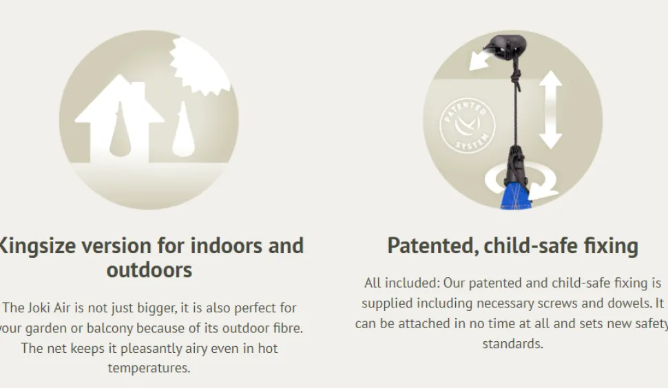 Haengekojehule Indoor & Outdoor Inkl. Ophaeng