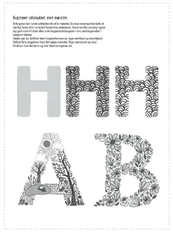 Hand Lettering - Ovehaefte M. Bogstaver