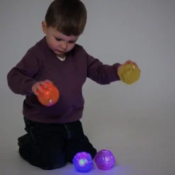 Hoppebolde M. Blinklys, 4 Stk