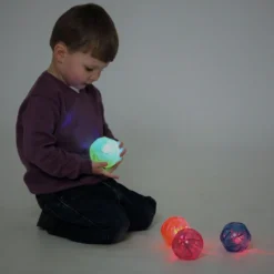 Hoppebolde M. Blinklys, 4 Stk